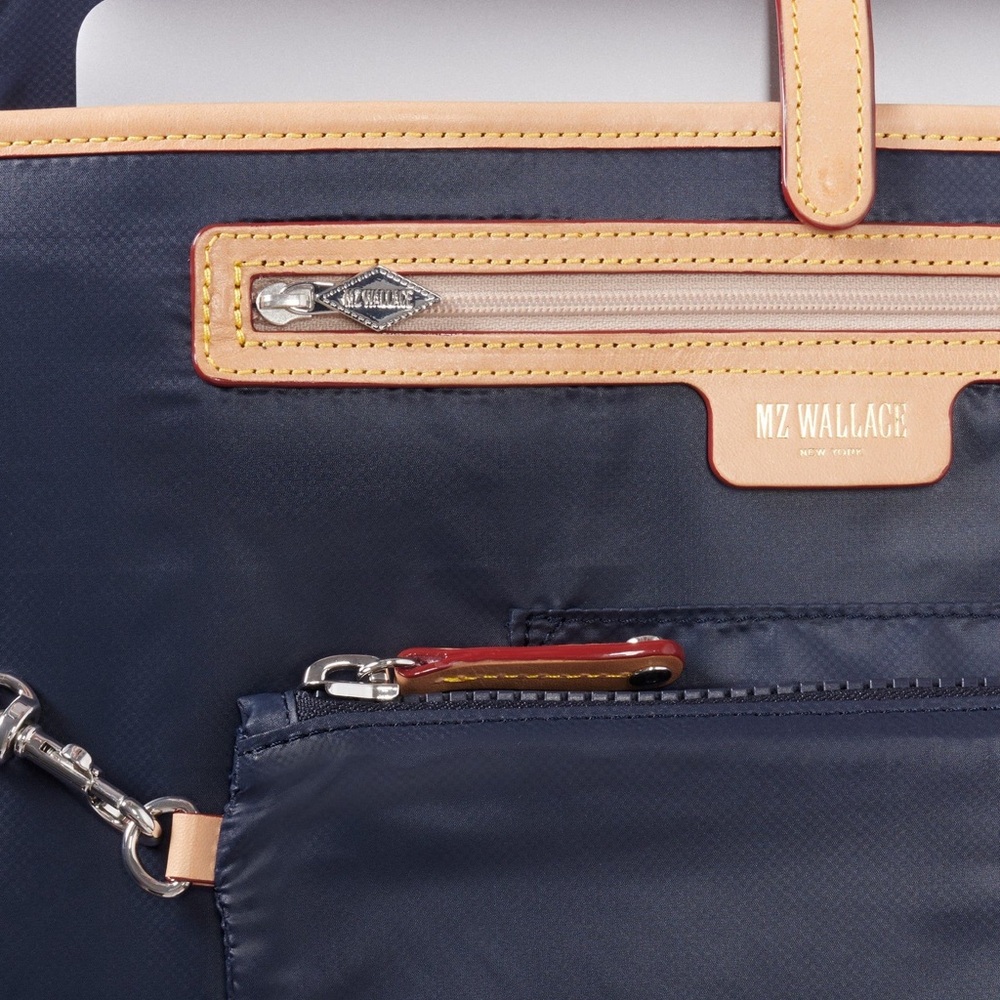 MZ Wallace Nic Ink Quilted Travel Weekender Bag NWT - Picture 14 of 14